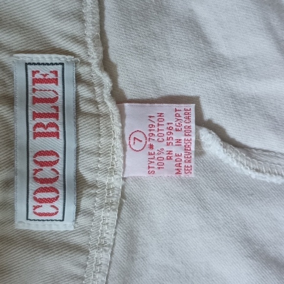 Coco blue retro tan skorts. Size 7,see measurements tho.Supercute for Spring. - Picture 5 of 10